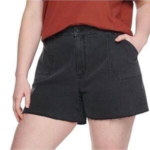 NWT Sonoma Jean Shorts Cutoff Raw Hem High Rise 4” Inseam 46 - 48” Waist 24W New